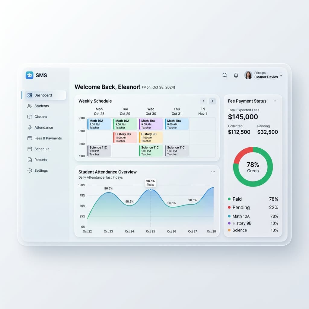 Bodhi School Interface
